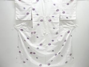 駒絽芝草に万寿菊模様小紋着物